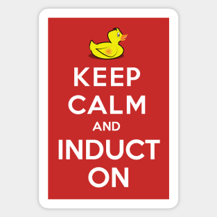 Keep Calm and Induct On Sticker